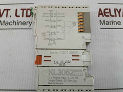 Kl3052 2 X Analog Input Terminal Beckhoff