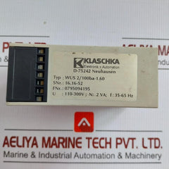 Klaschka 100-300Vac Power Measuring Relay Wus2/100Ba-1.60