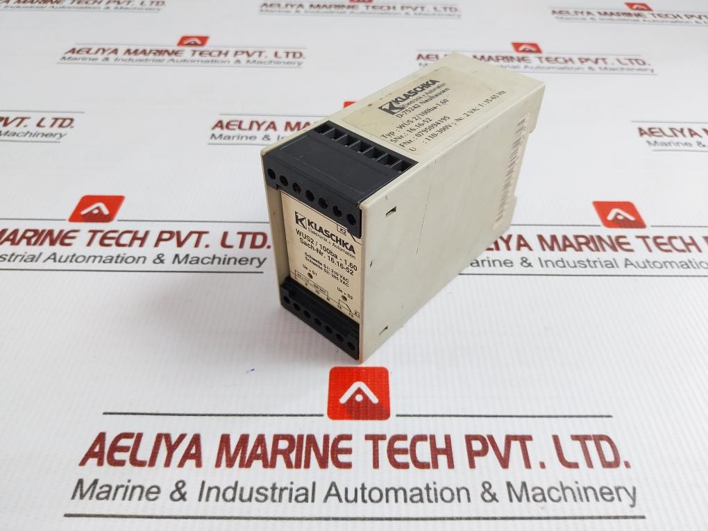 Klaschka 100-300Vac Power Measuring Relay Wus2/100Ba-1.60