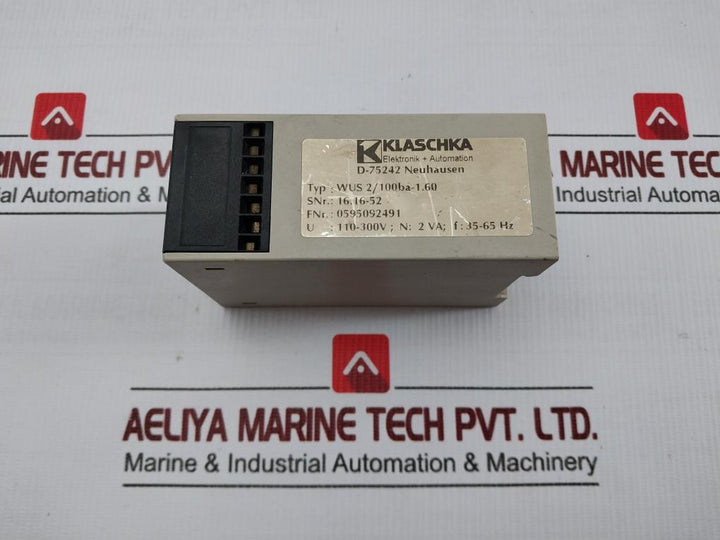 Klaschka 110-300V/35-65 Hz Power Monitoring Relay Module Wus2/100Ba-1.60