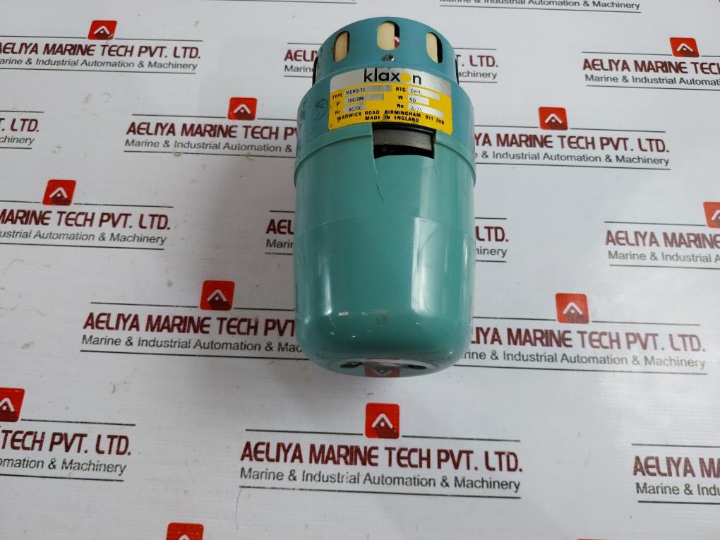 Klaxon Mono-72 Motor Driven Siren 200/220v 90w (Outer Body Damaged)