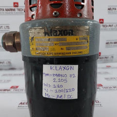 Klaxon Mono 72 2105 Motor Driven Siren 100/120V 110W