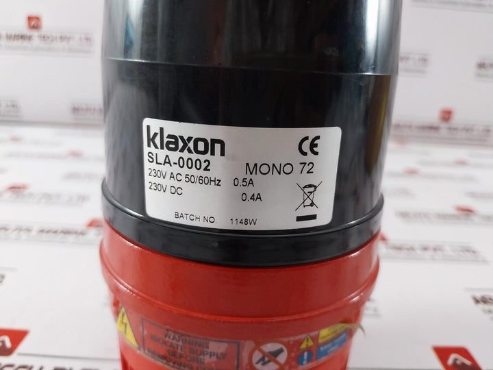 Klaxon Sla-0002 High Output Motor Siren 230V Dc 0.4A Lab636 Mono 72&nbsp;