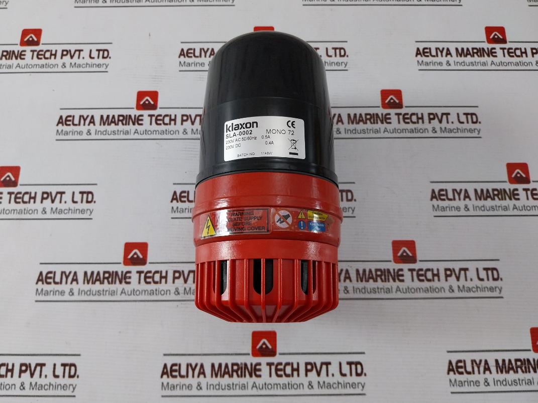 Klaxon Sla-0002 High Output Motor Siren 230V Dc 0.4A Lab636 Mono 72 