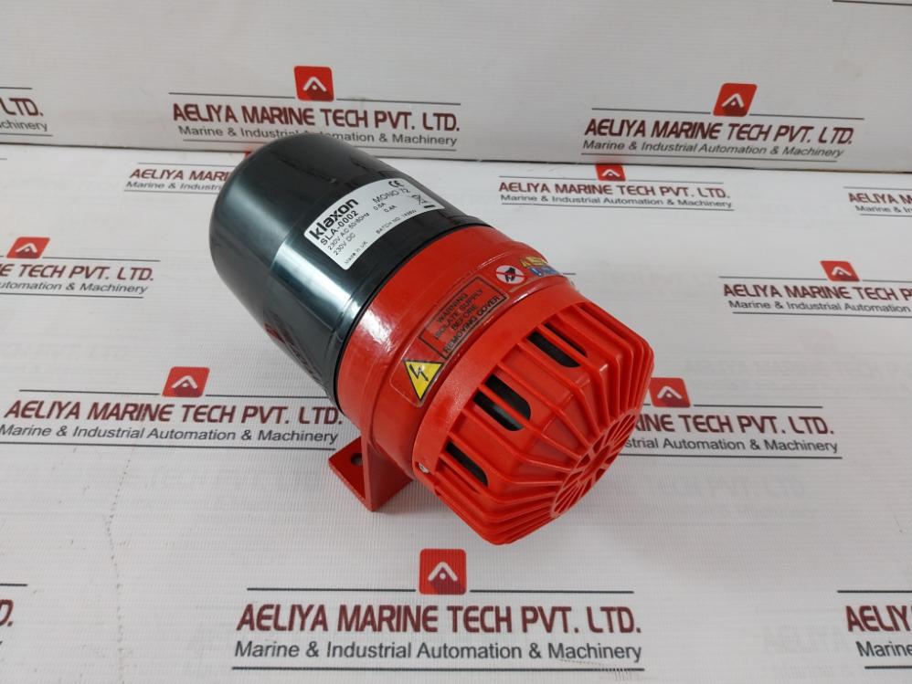 Klaxon Sla-0002 Mono 72 Electric Motor Signalling Emergency Siren 230Vac 50/60Hz