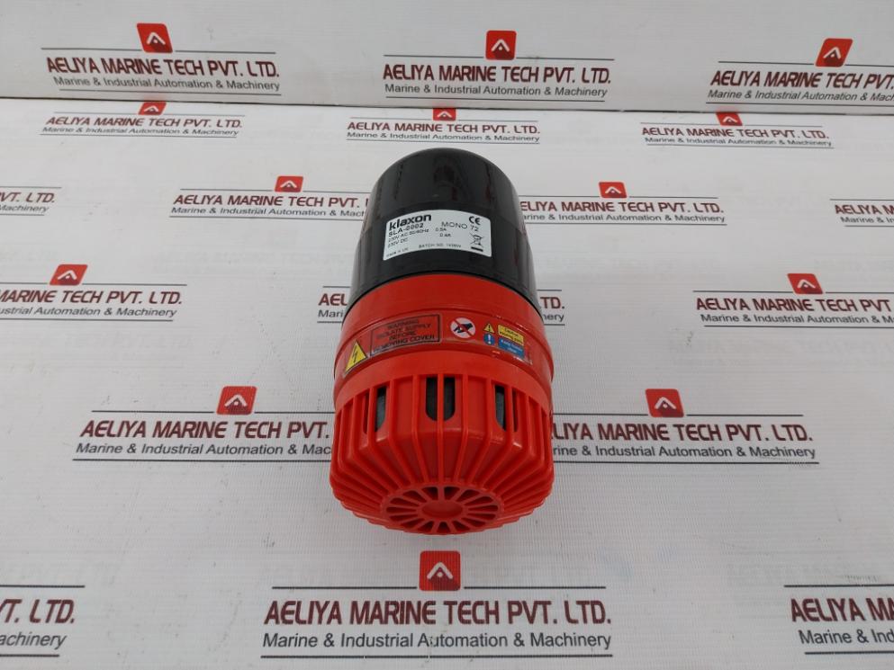 Klaxon Sla-0002 Mono 72 Electric Motor Signalling Emergency Siren 230Vac 50/60Hz