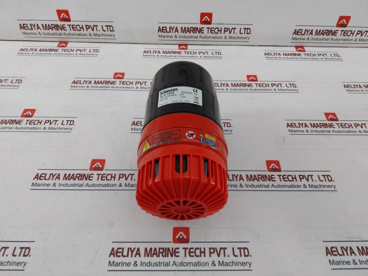 Klaxon Sla-0002 Mono 72 Electric Motor Signalling Emergency Siren 230Vac 50/60Hz
