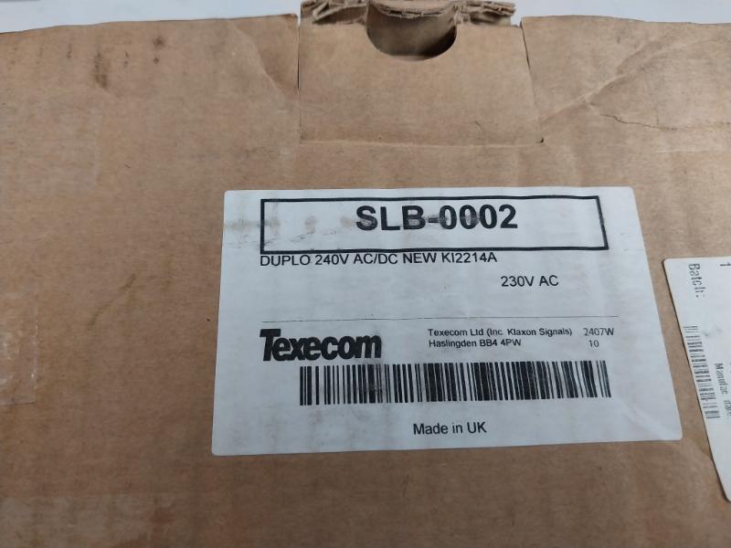 Klaxon Slb-0002 Siren For Engine Room And Telephone Alarm 230V Ac 1600 Hz