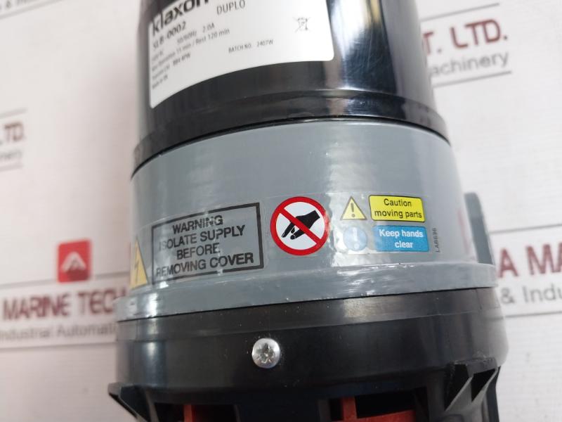 Klaxon Slb-0002 Siren For Engine Room And Telephone Alarm 230V Ac 1600 Hz