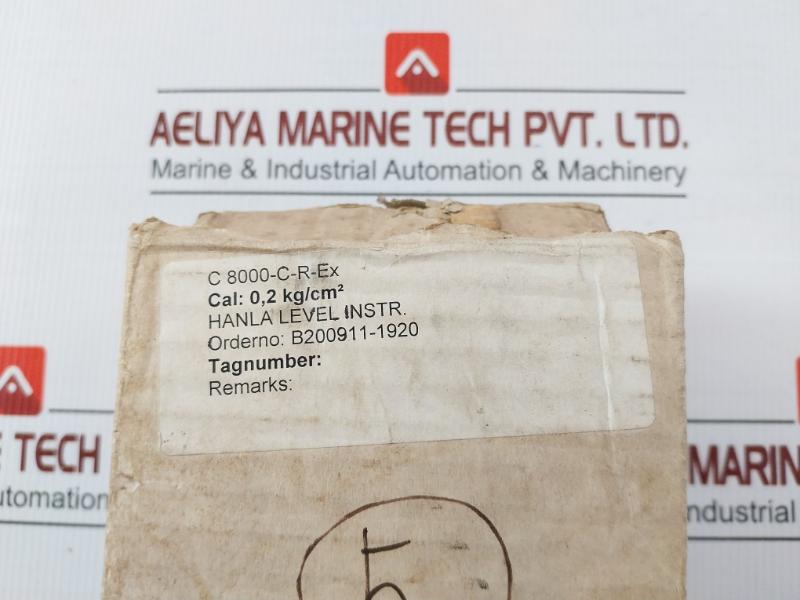 Klay Instruments 17-28 Vdc 0-0.2 Bar Pressure Transmitter Cer-8000-c-r-s-ex