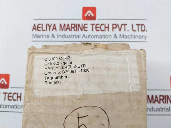 Klay Instruments 17-28 Vdc 0-0.2 Bar Pressure Transmitter Cer-8000-c-r-s-ex