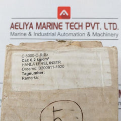 Klay Instruments 17-28 Vdc 0-0.2 Bar Pressure Transmitter Cer-8000-c-r-s-ex