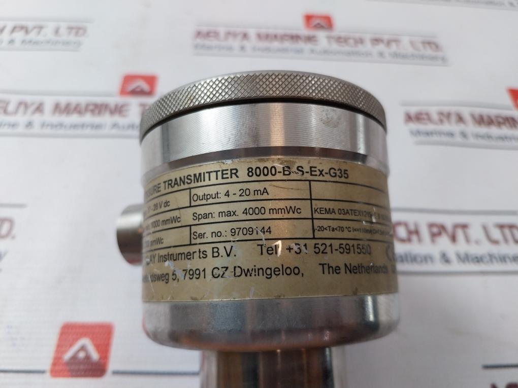 Klay Instruments 8000-b-s-ex-g35 Pressure Transmitter