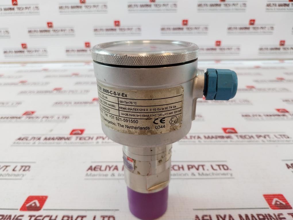 Klay Instruments 8000-c-s-v-ex Pressure Transmitter 13-26.5 V Dc