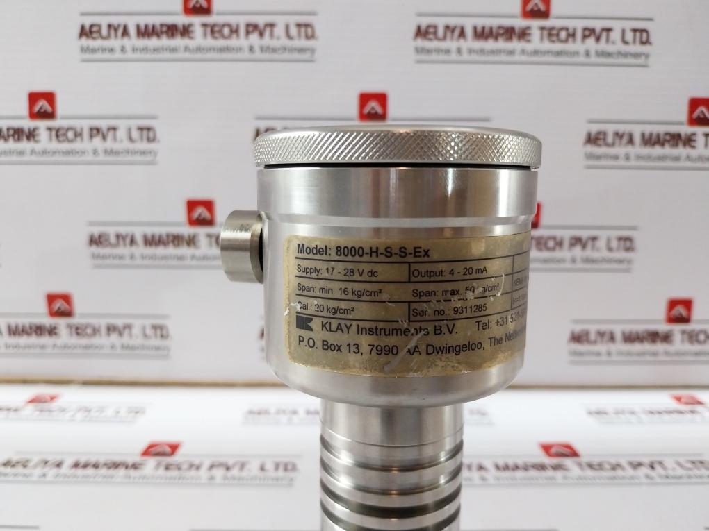Klay Instruments 8000-H-S-S-EX Pressure Transmitter 17-28V DC