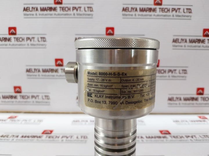 Klay Instruments 8000-H-S-S-EX Pressure Transmitter 17-28V DC 110Ma