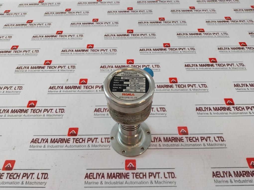 Klay Instruments 8000-h-s-s-ex Pressure Transmitter 17-28V Dc