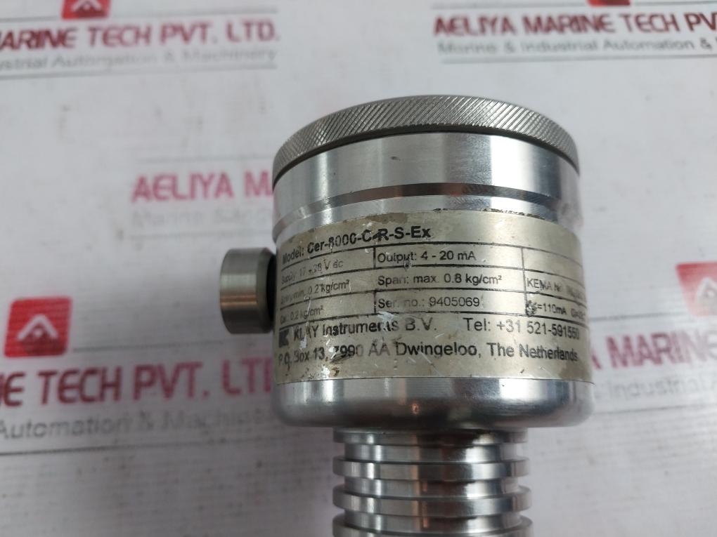 Klay Instruments Cer8000Cr-s-ex Pressure Transmitter With Ceramic Measuring Cell