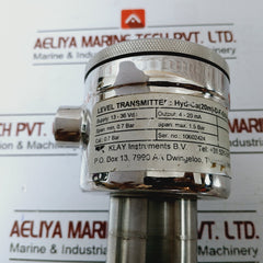 Klay Instruments Hyd-ca(20M)-d-f-g16-54-59 Level Transmitter 13-36Vdc 4-20Ma