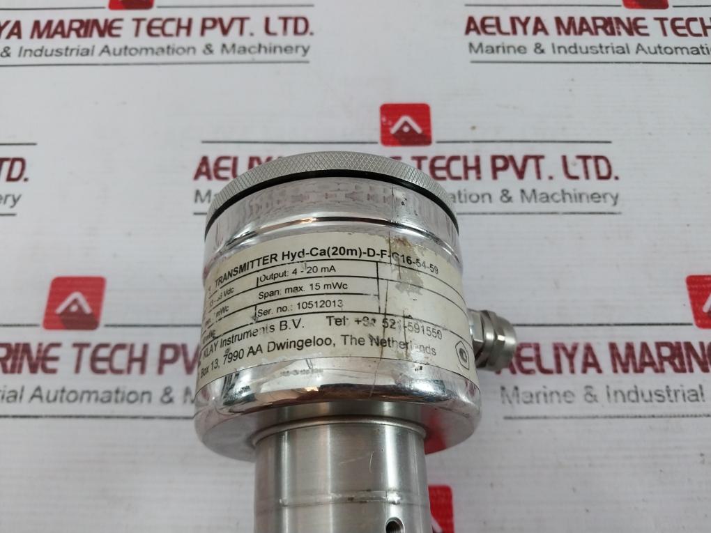Klay Instruments Hyd-ca(20M)-d-f-g16-54-59 Level Transmitter 4-20Ma 13-36Vdc