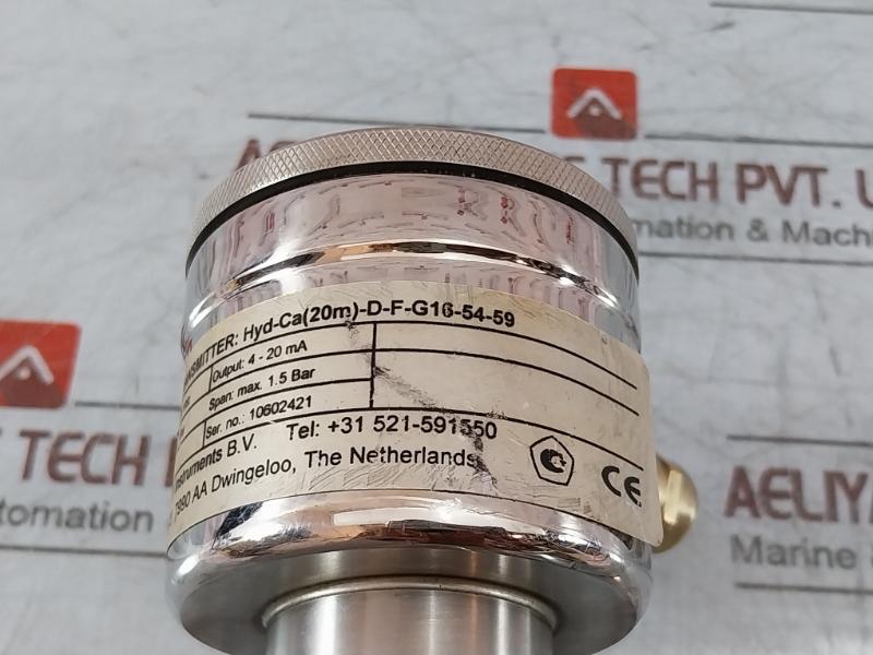 Klay Instruments Hyd-ca(20M)-d-f-g16-54-59 Pressure Transmitter W/ Cable