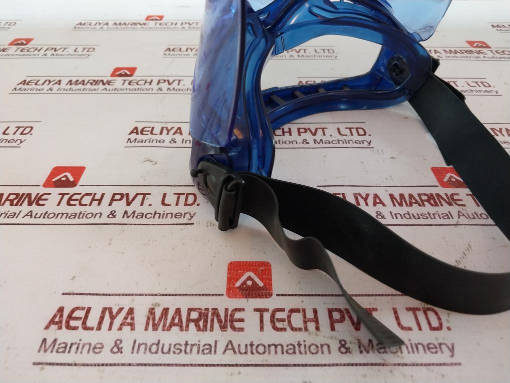 Kleenguard V90 Clear Lens Safety Goggles With Face Shield Blue Frame 30197220