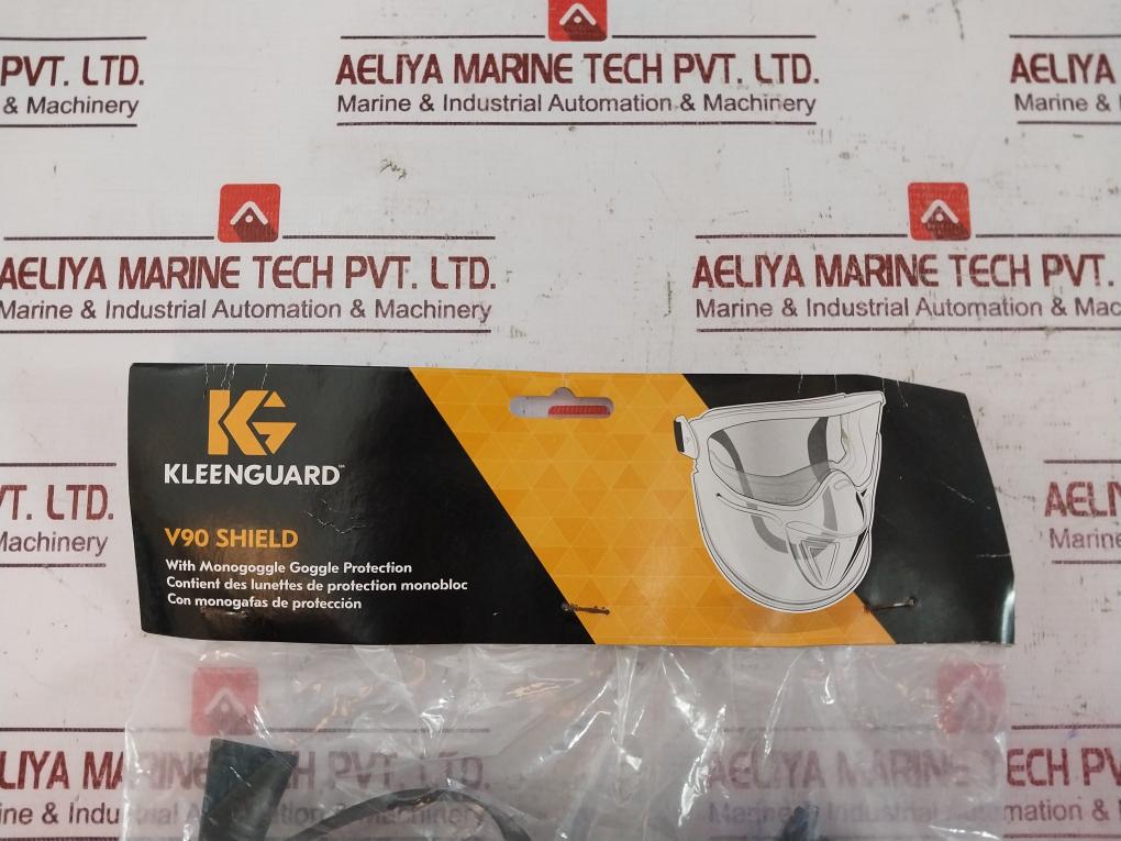 Kleenguard V90 Clear Lens Safety Goggles With Face Shield Blue Frame 30197220