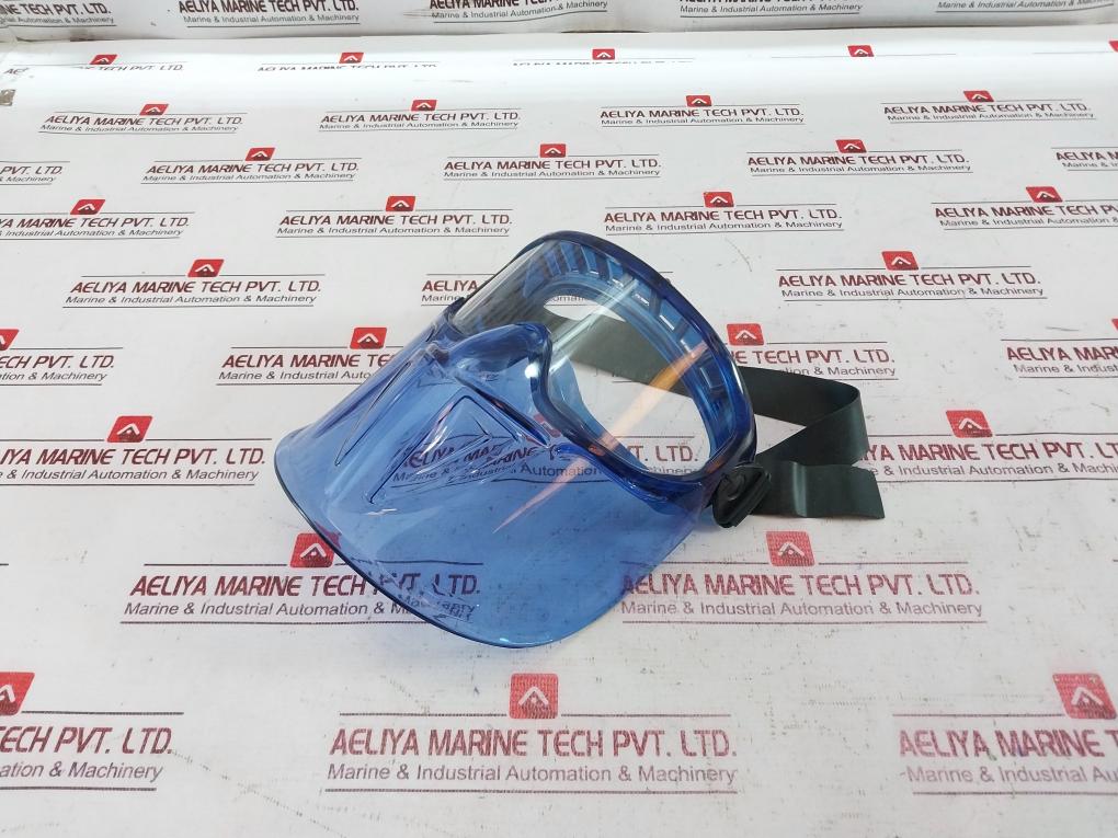 Kleenguard V90 Clear Lens Safety Goggles With Face Shield Blue Frame 30197220