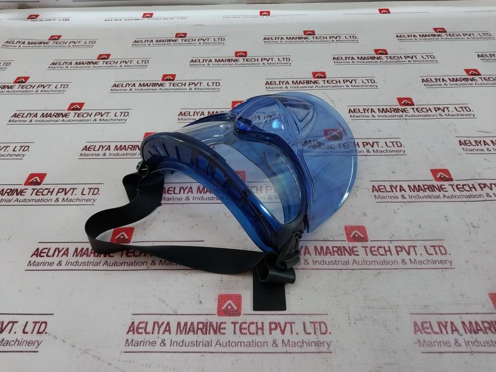 Kleenguard V90 Clear Lens Safety Goggles With Face Shield Blue Frame 30197220