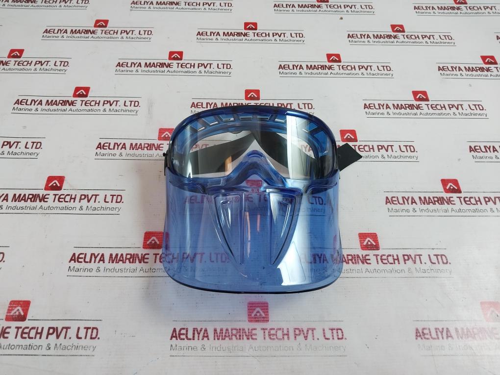 Kleenguard V90 Shield Premium Face Shield W/Blue Frame Clear Lens Anti Fog 18629