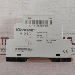 Klemsan M1D-sa Protection Relay 380-480V Ac, 50/60Hz 250V Ac 1250Va