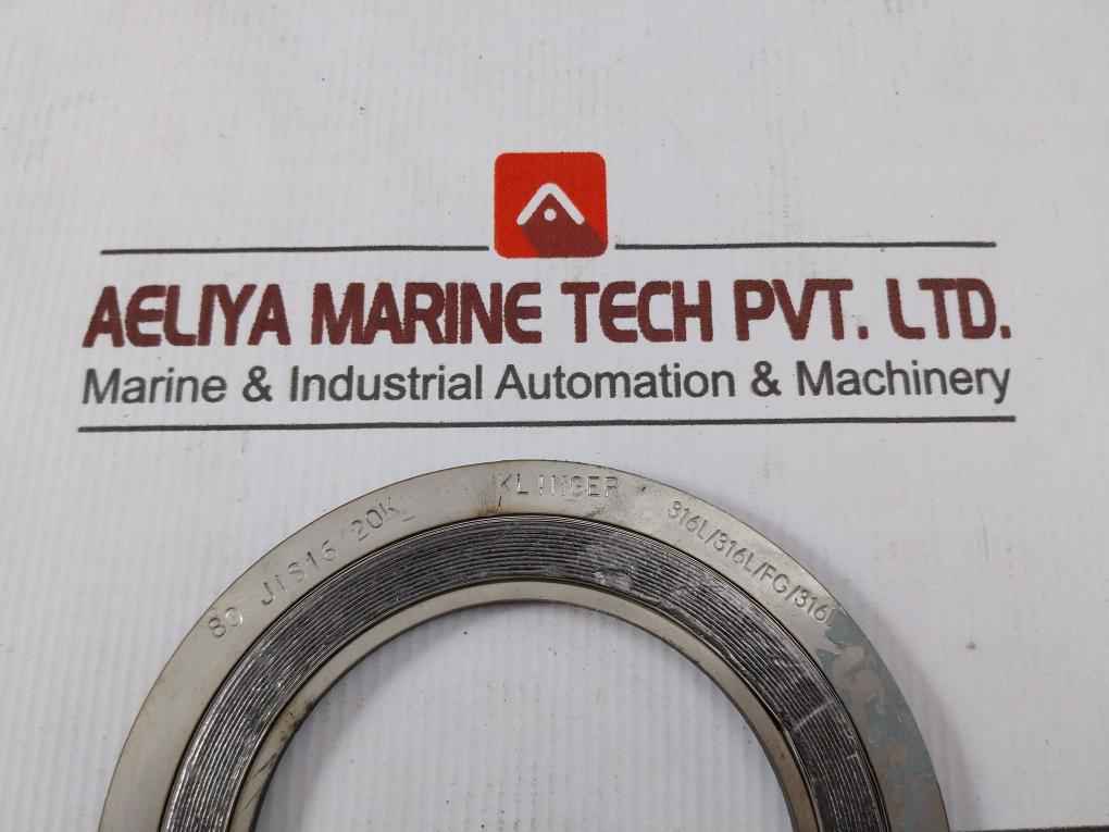 Klinger 76220840 Spiral Wound Metallic Gasket 316L/316L/Fg/316L