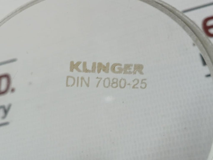 Klinger Din 7080-25 Circular Sight Glass With Sealing Joint And Cushion