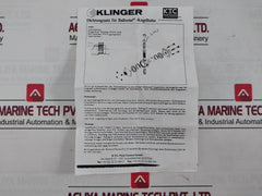 Klinger Pn 63 Sealing Kit For Ball Valve R00340 Dn 32/35