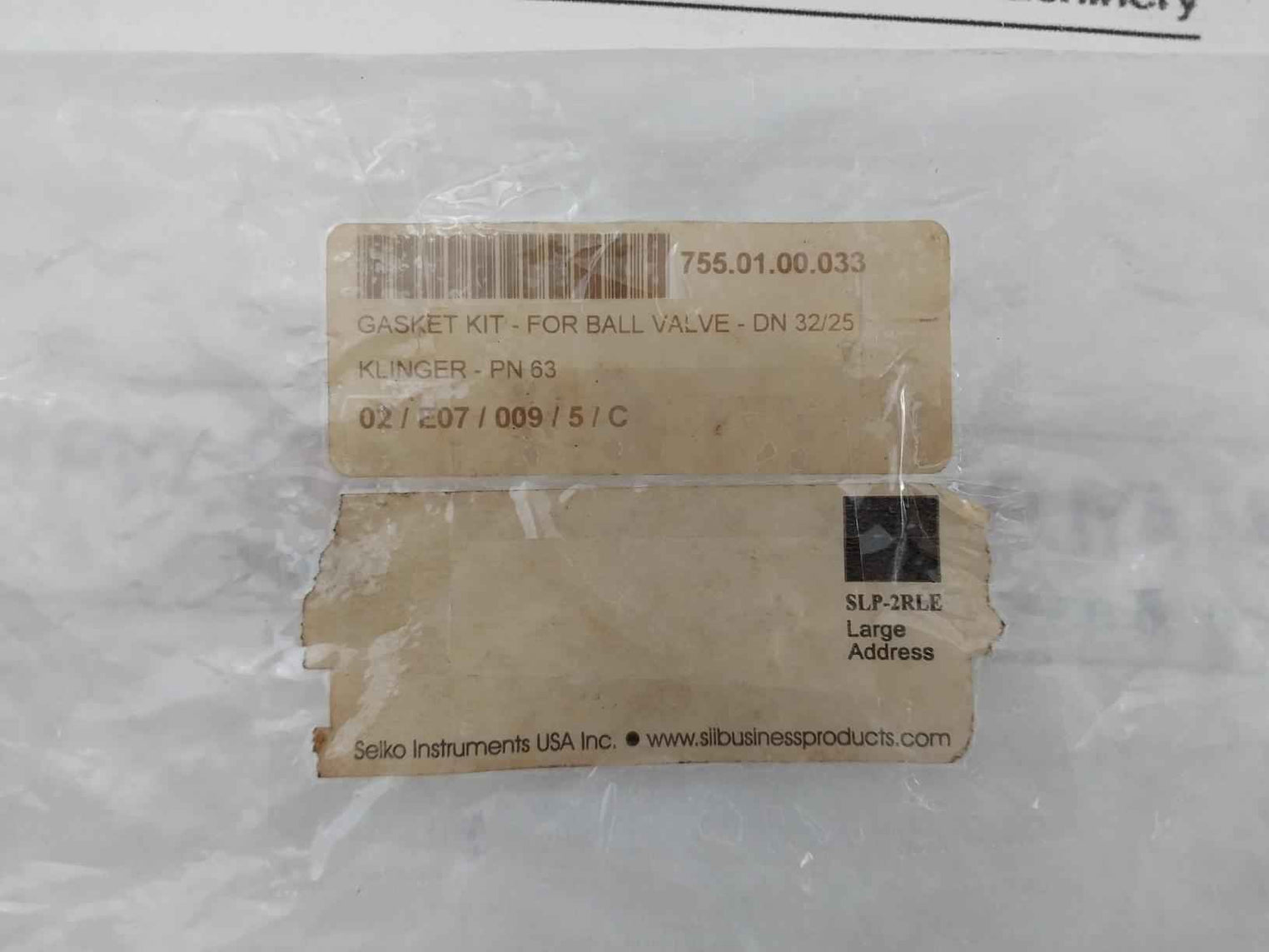 Klinger Pn 63 Sealing Kit For Ball Valve R00340 Dn 32/35