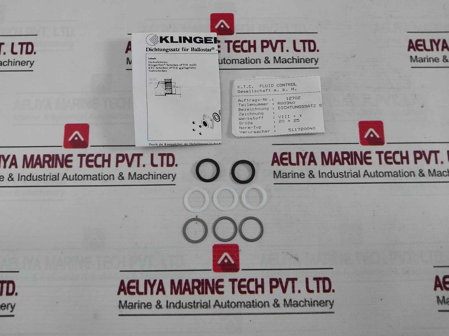 Klinger Pn 63 Sealing Kit For Ball Valve R00340 Dn 32/35
