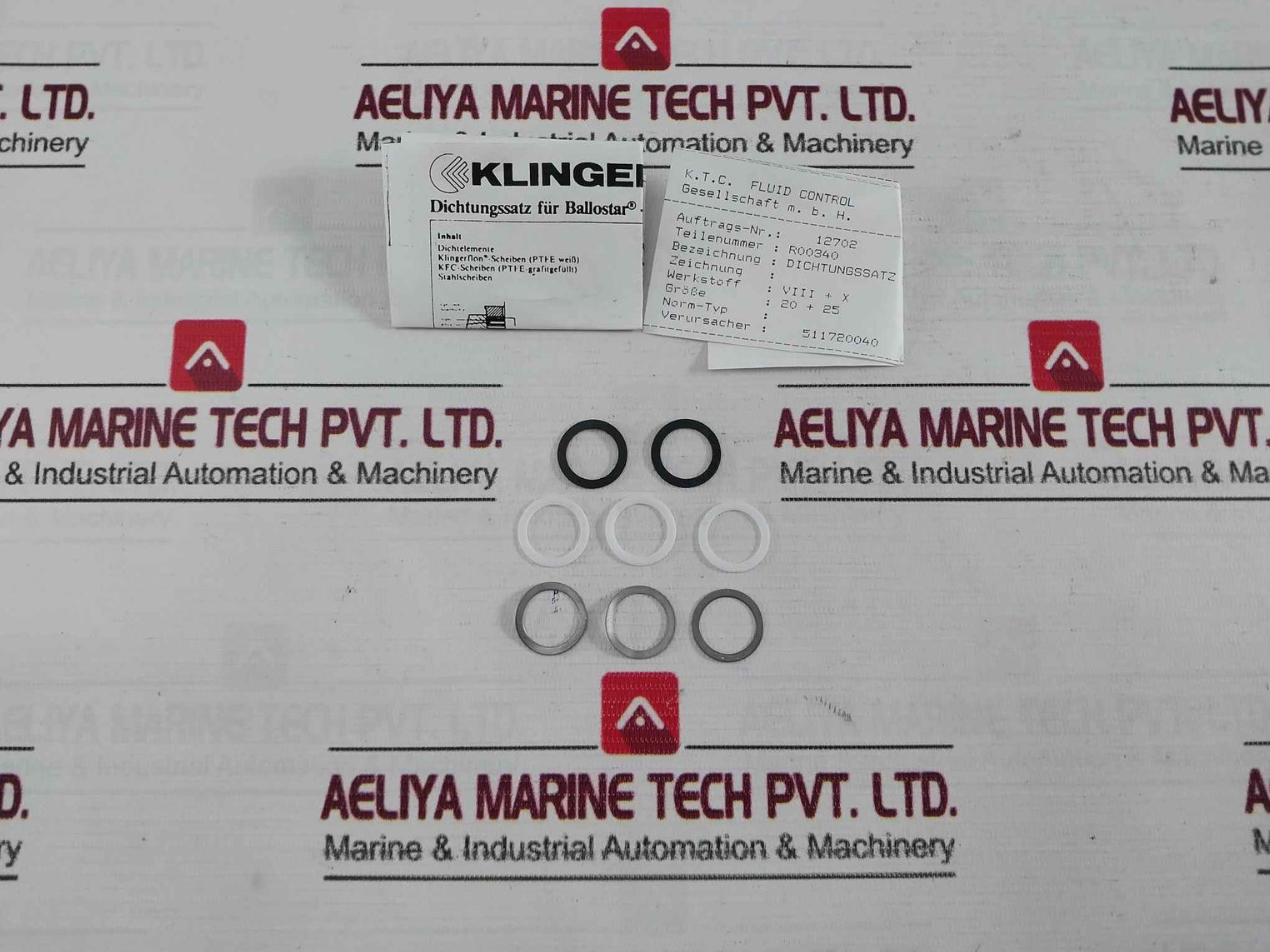 Klinger Pn 63 Sealing Kit For Ball Valve R00340 Dn 32/35