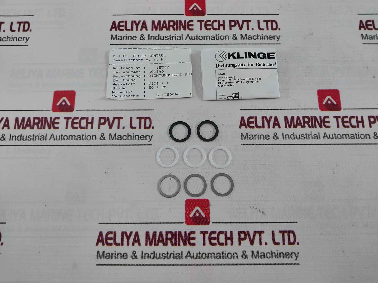 Klinger Pn 63 Sealing Kit For Ball Valve R00340 Dn 32/35