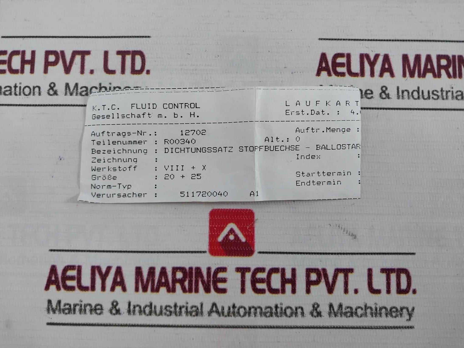 Klinger Pn 63 Sealing Kit For Ball Valve R00340 Dn 32/35