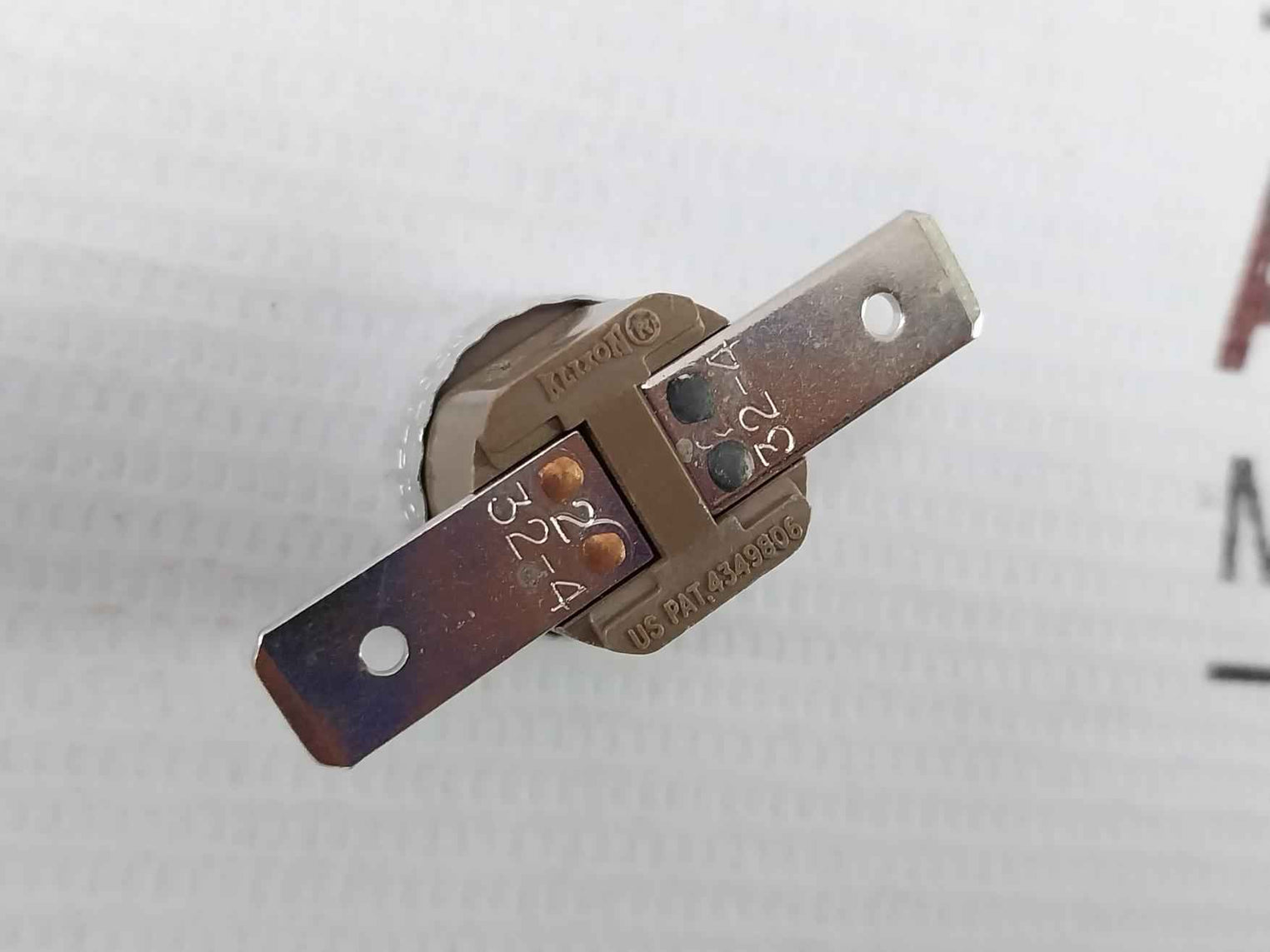 Klixon 1Nt01F-1626 Thermostat Us Pat 4349806