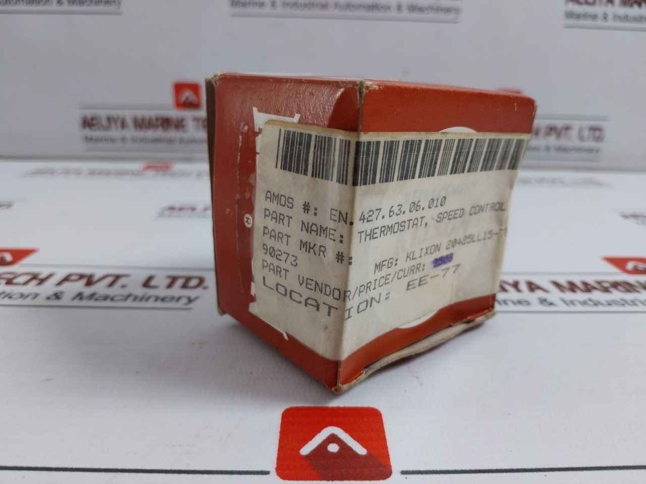 Klixon 20425L15-780-145 Thermostat Speed Control