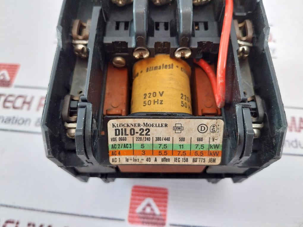 Klockner-moeller Dil0-22 Contactor 220V 50Hz