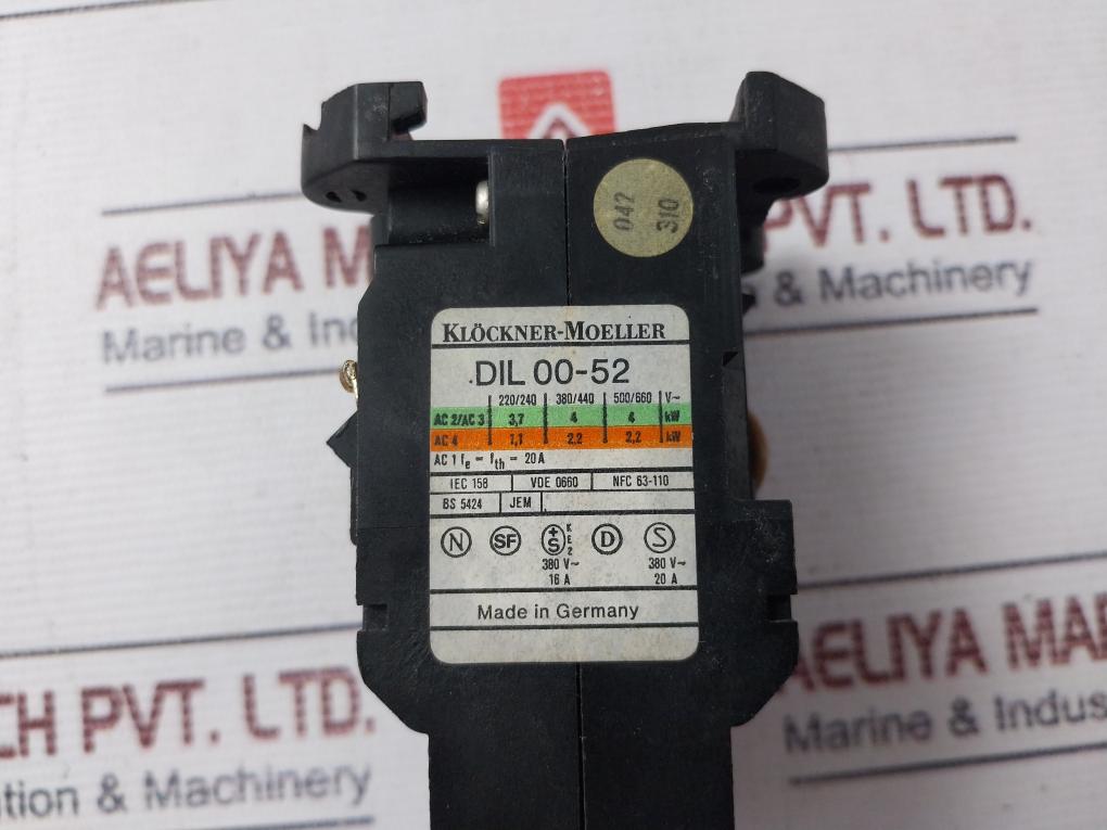 Klockner-moeller Dil 00-52 Universal Contactor