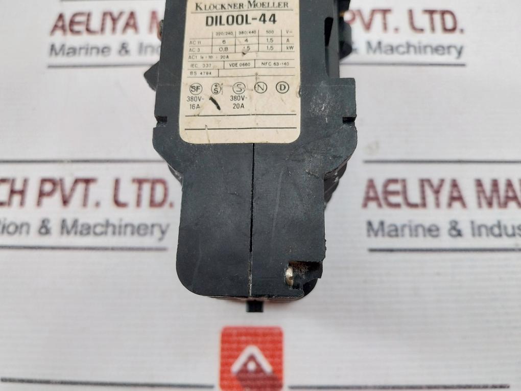 Klockner-moeller Dil00L-44 Contactor 20A