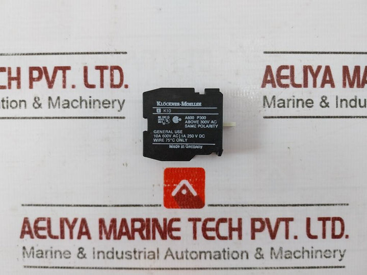 Klockner-moeller Ek10 Contact For Push Button 10a 600v Ac