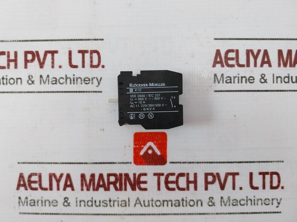 Klockner-moeller Ek10 Contact For Push Button 10a 600v Ac