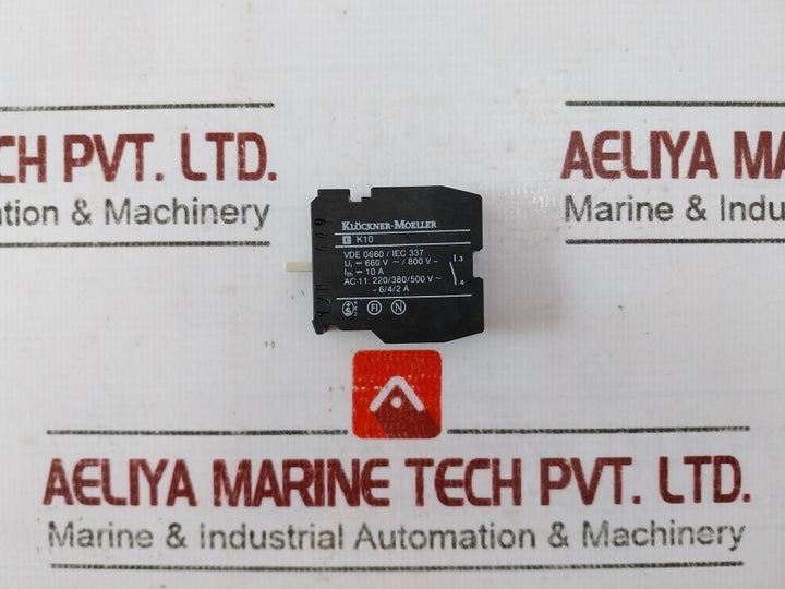 Klockner-moeller Ek10 Contact For Push Button 10a 600v Ac