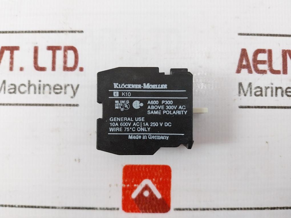 Klockner-moeller Ek10 Contact For Push Button 10a 600v Ac