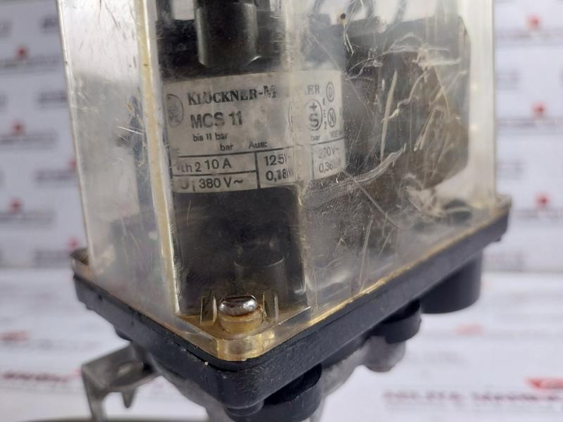 Klockner-moeller Mcs 11 Pressure Switch 125V- 0,18Kw