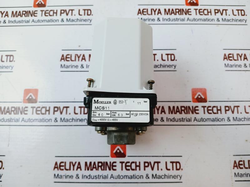 Klockner-moeller Mcs11 Pressure Switch 6,0 Bar 6,3 Bar 230V/2A